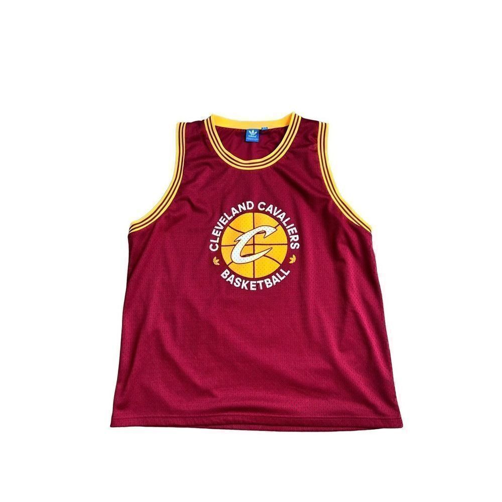 Adidas Cleveland Caveliers NBA Jersey Men’s 2XL XXL Burgundy